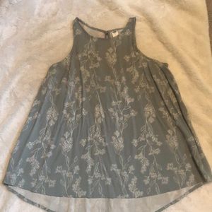 Floral Design Tank Top